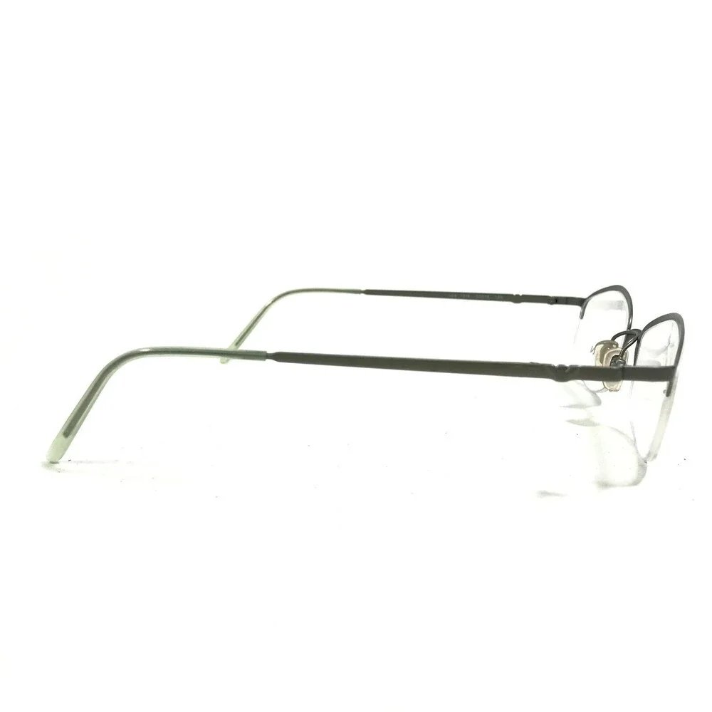 Emporio Armani Eyeglasses Frames 144 1216 Gray Round Half Rim 50-19-135